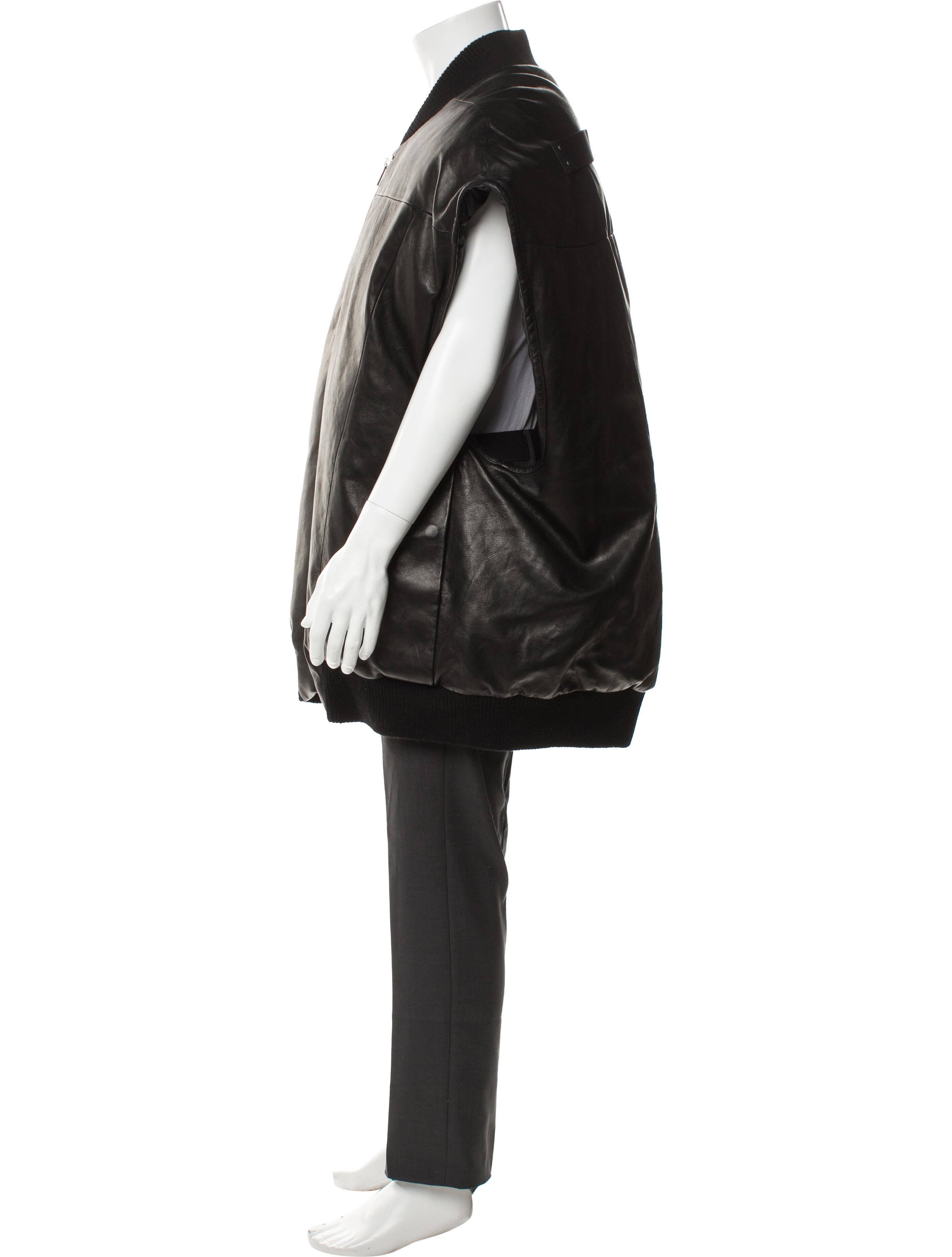 Rick Owens 2023 'Luxor' Jumbo Flight Vest Vest w/ Tags