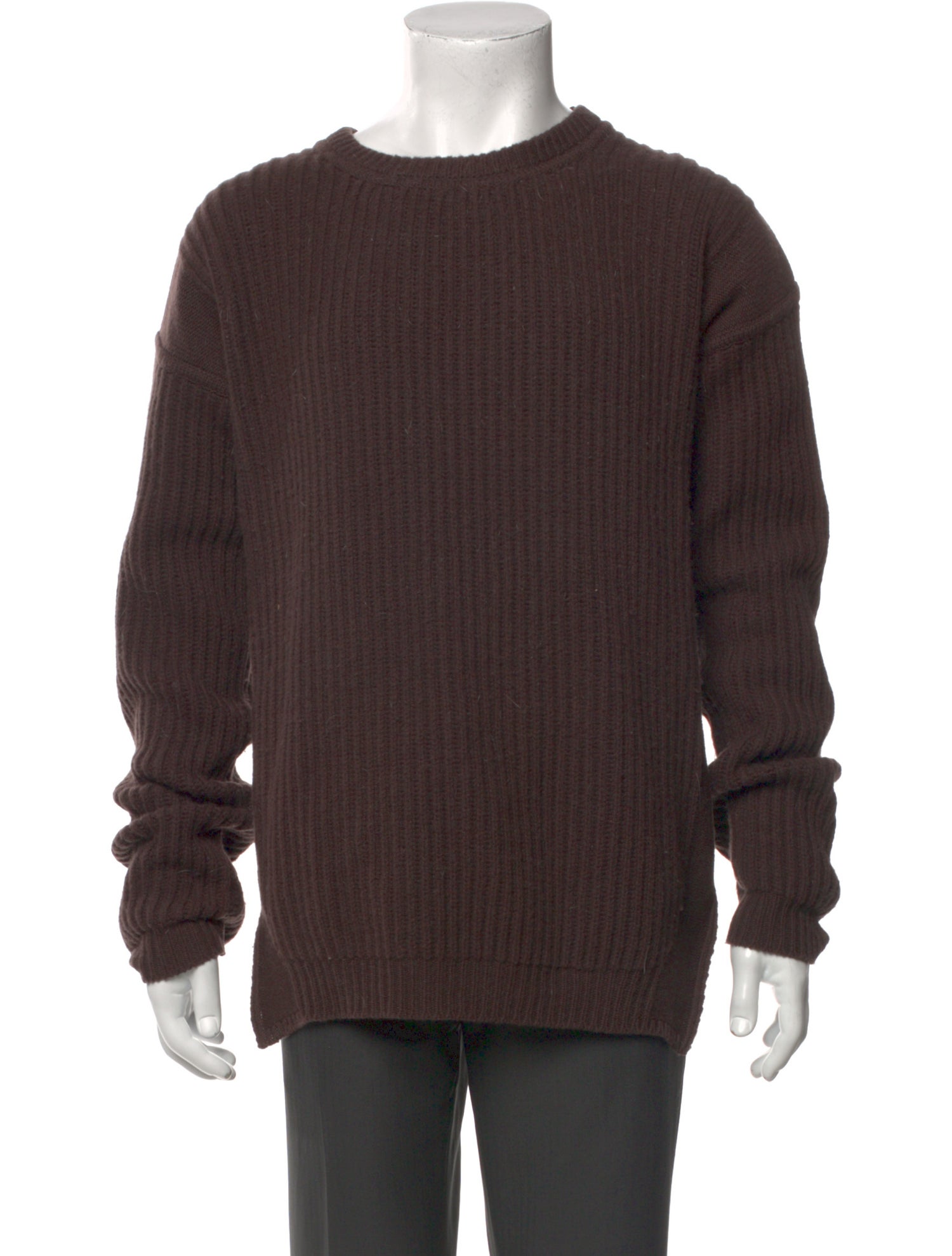 Rick Owens Virgin Wool Crew Neck Pullover