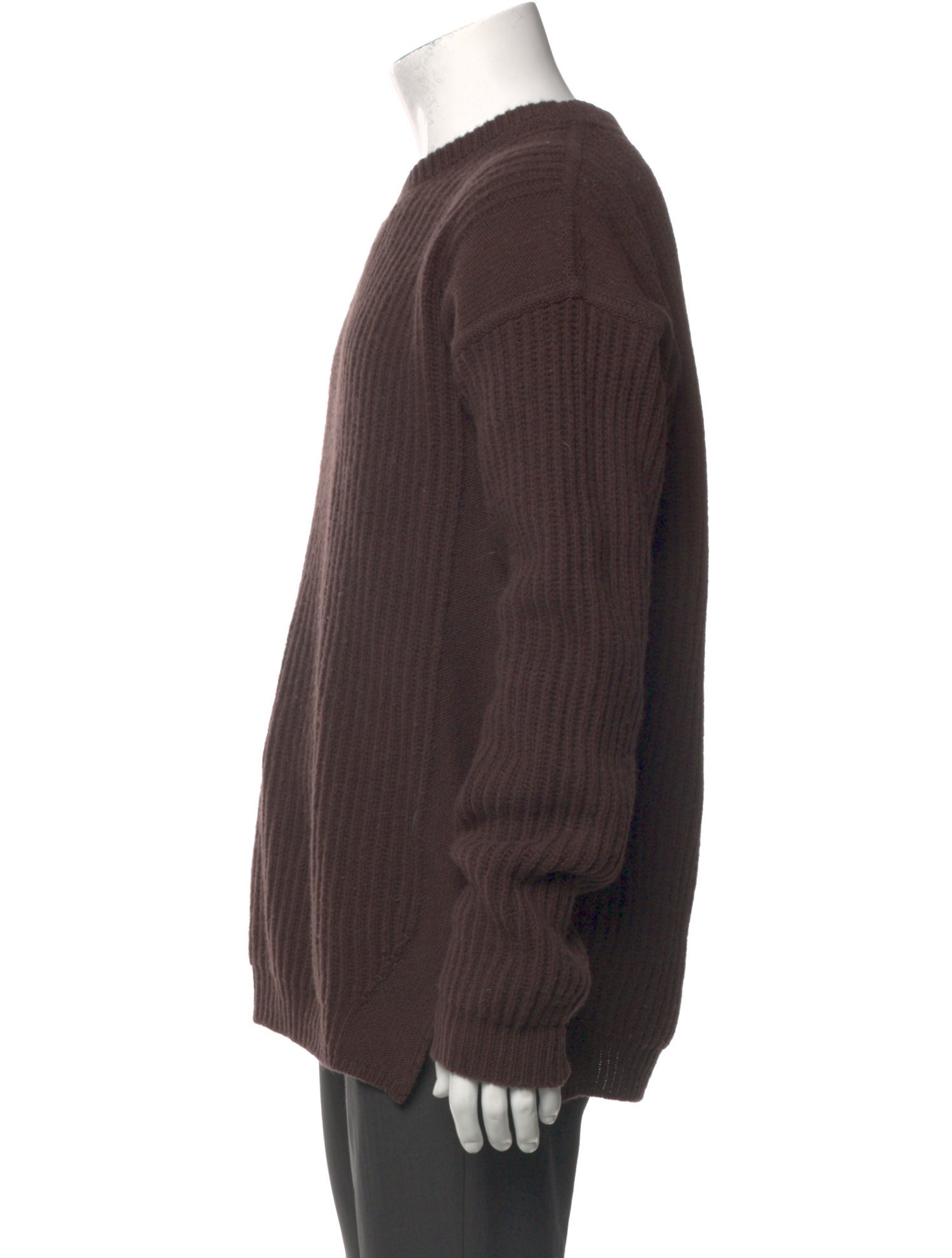 Rick Owens Virgin Wool Crew Neck Pullover