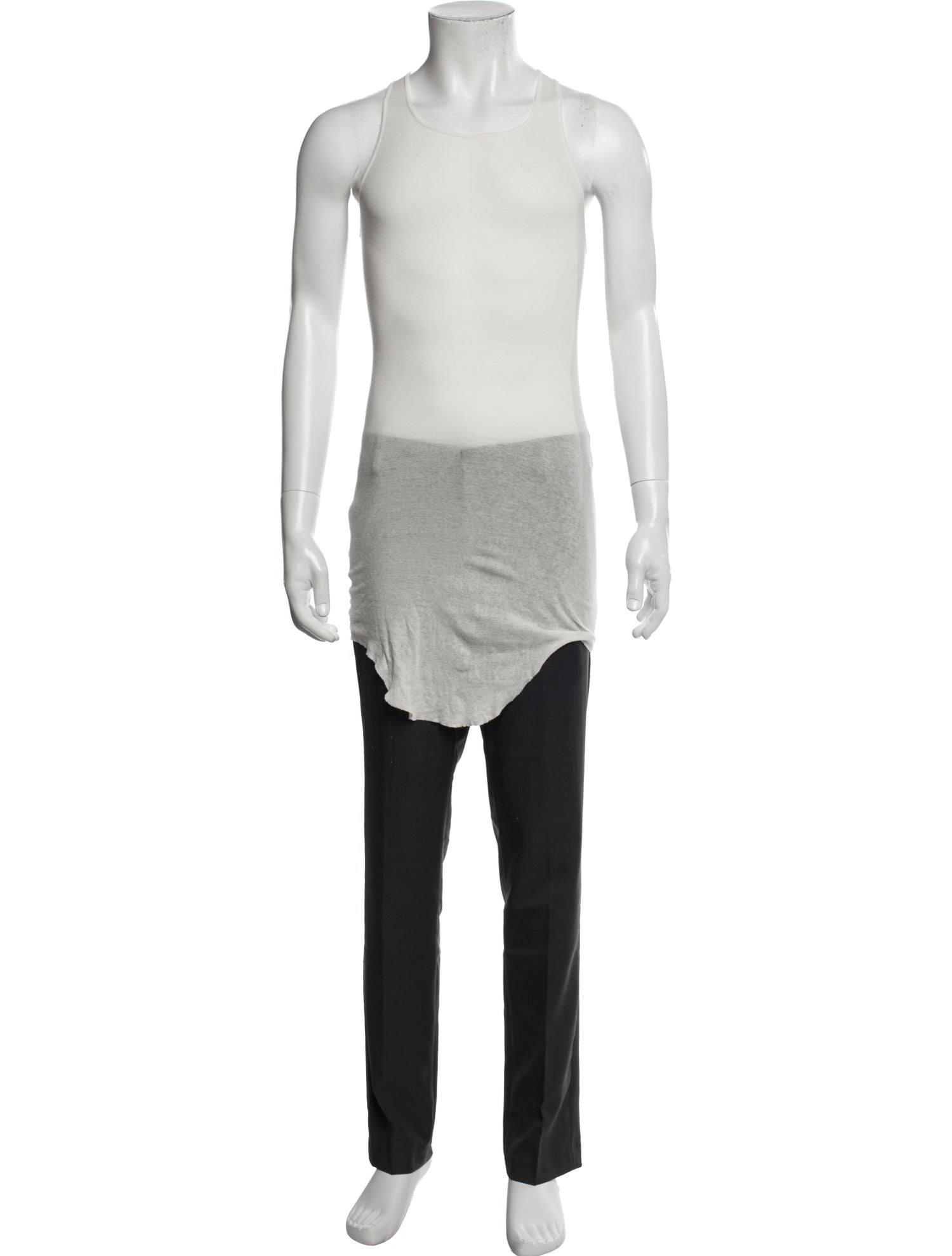 Rick Owens Scoop Neck Sleeveless T-Shirt