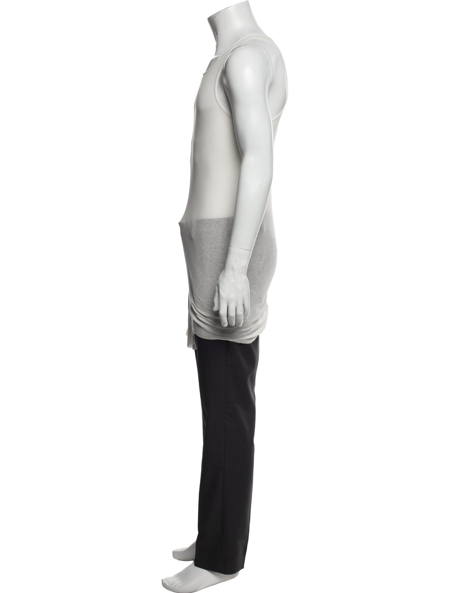 Rick Owens Scoop Neck Sleeveless T-Shirt