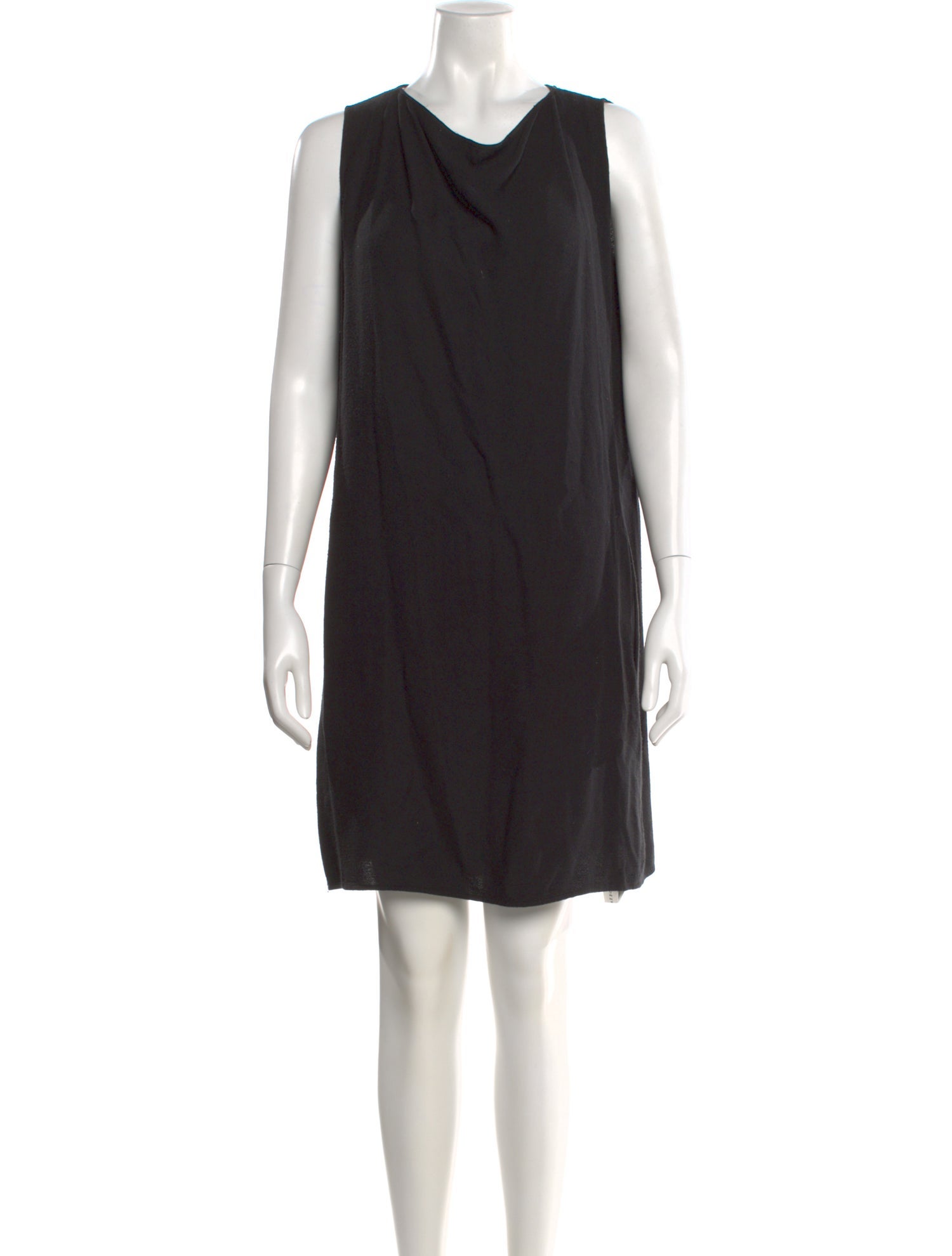 Rick Owens Cowl Neck Mini Dress