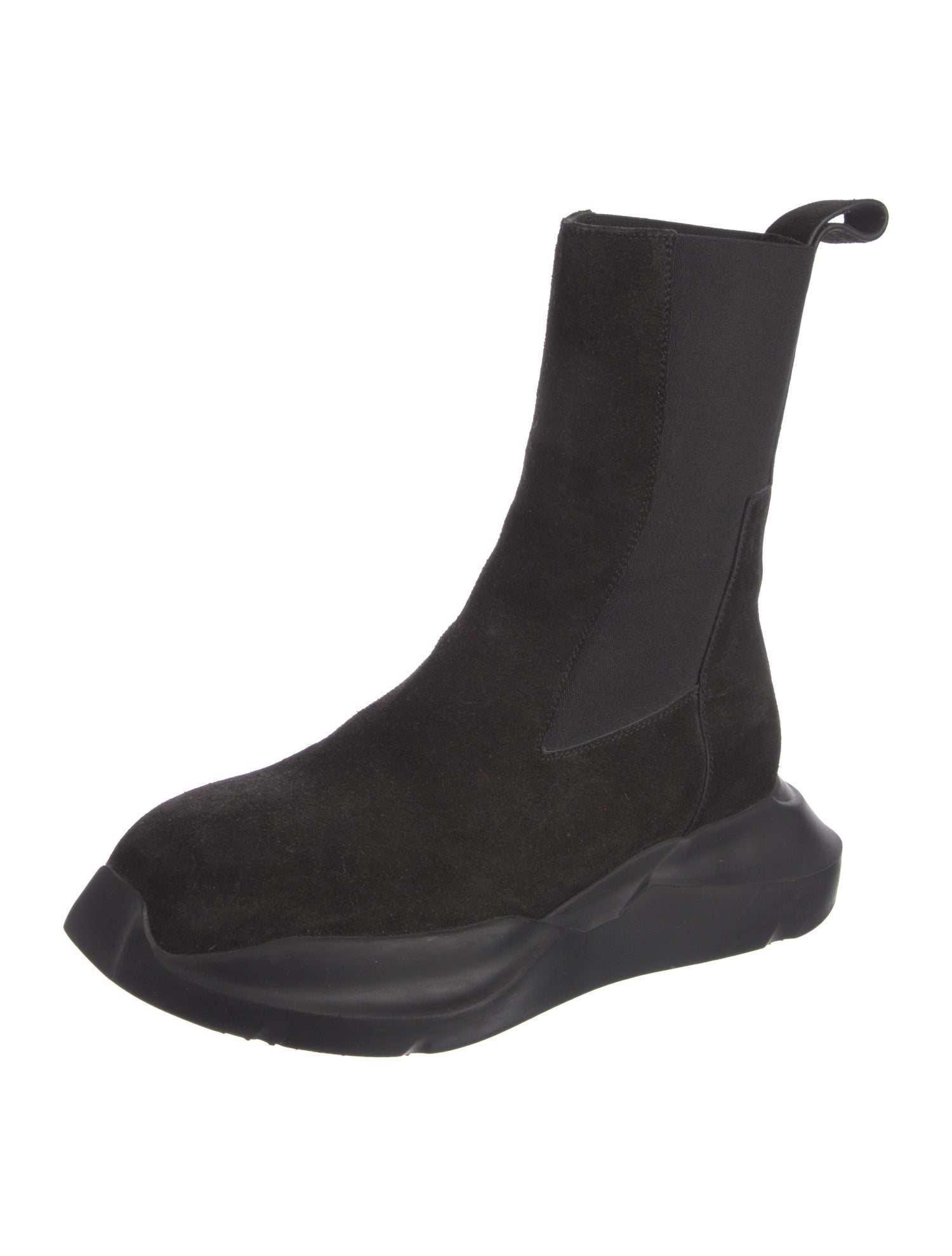 Rick Owens Suede Chelsea Boots