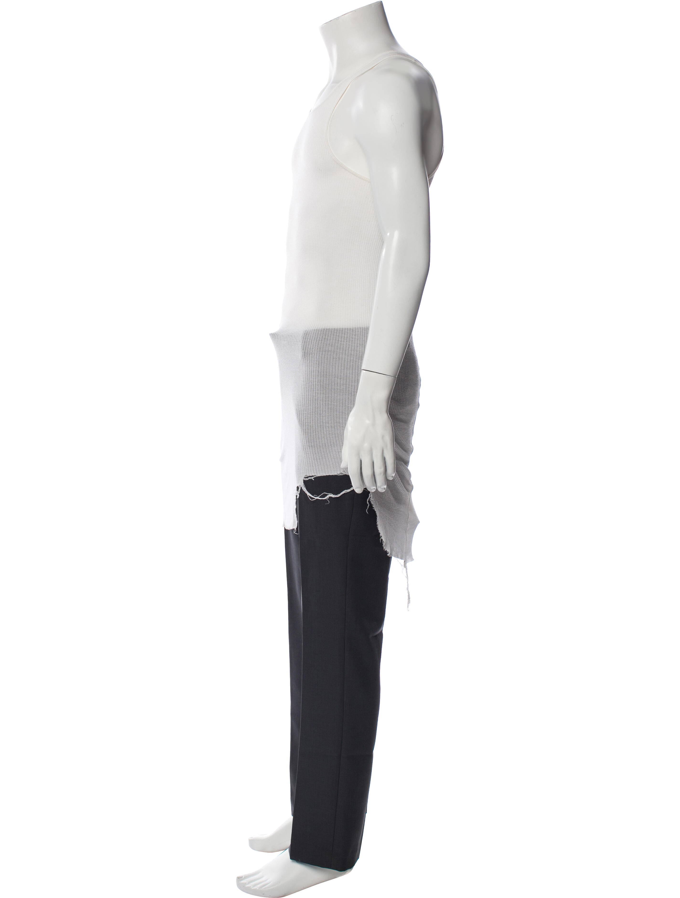 Rick Owens Scoop Neck Sleeveless Tank