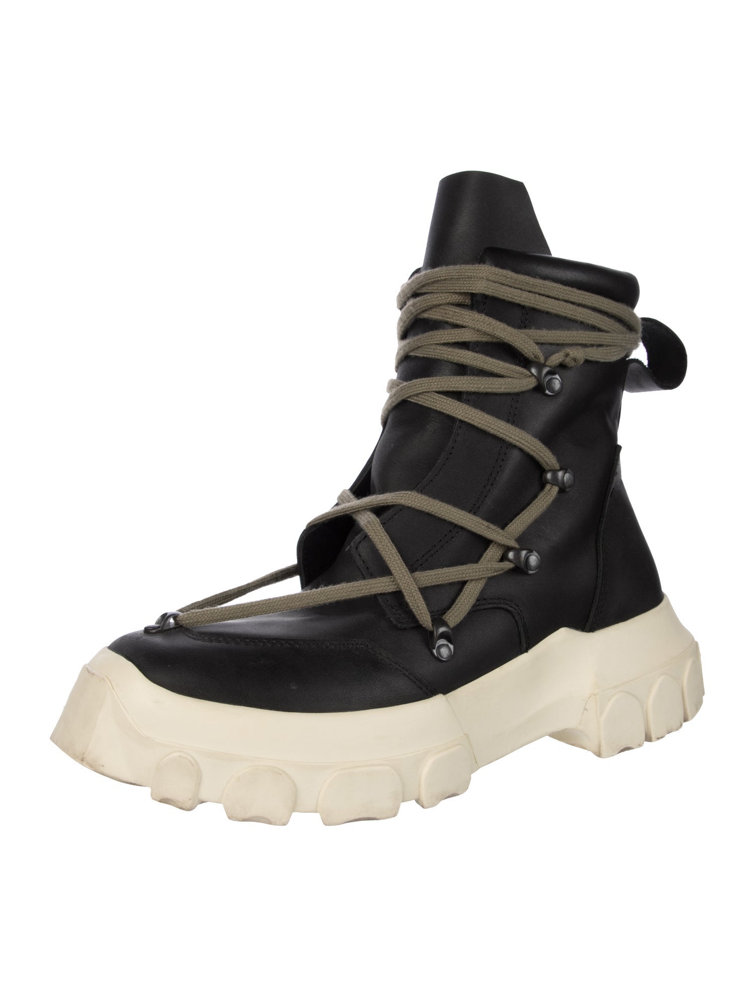 Rick Owens Leather Boots