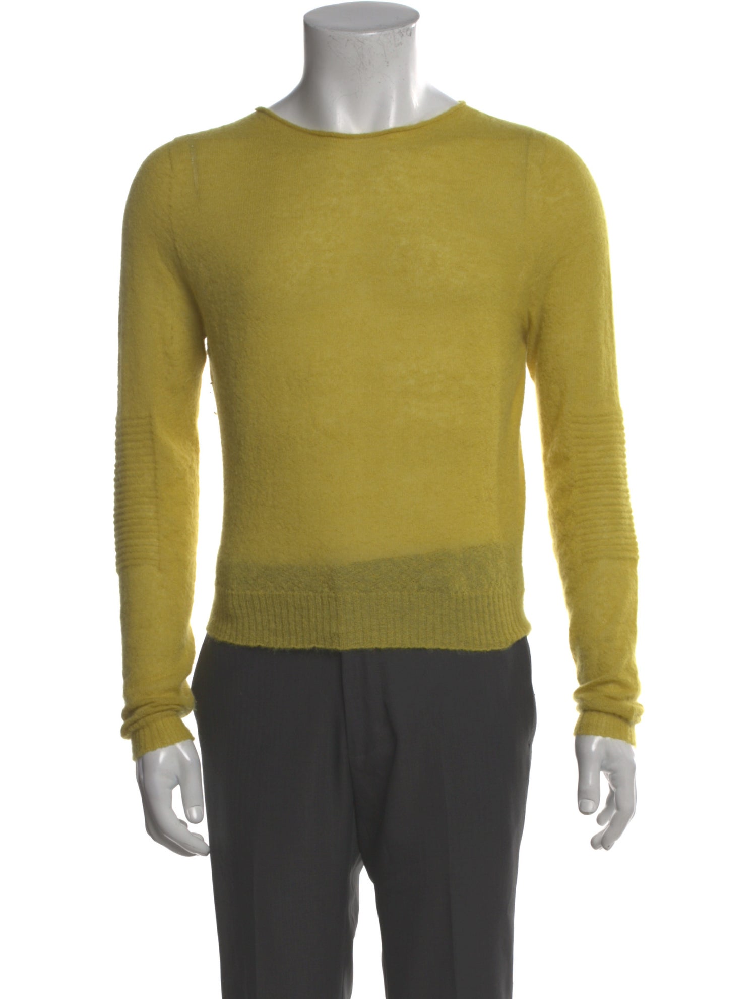 Rick Owens Crew Neck Long Sleeve Pullover