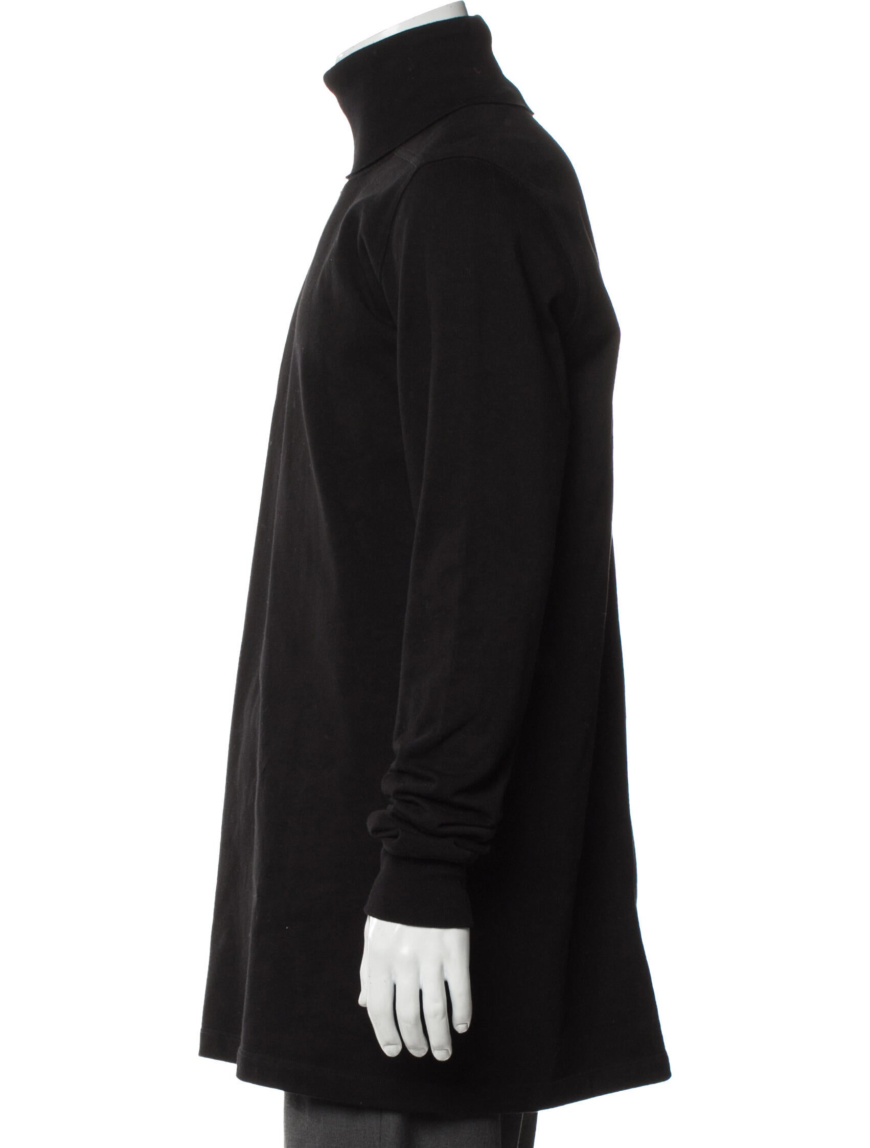 Rick Owens Turtleneck Long Sleeve Pullover