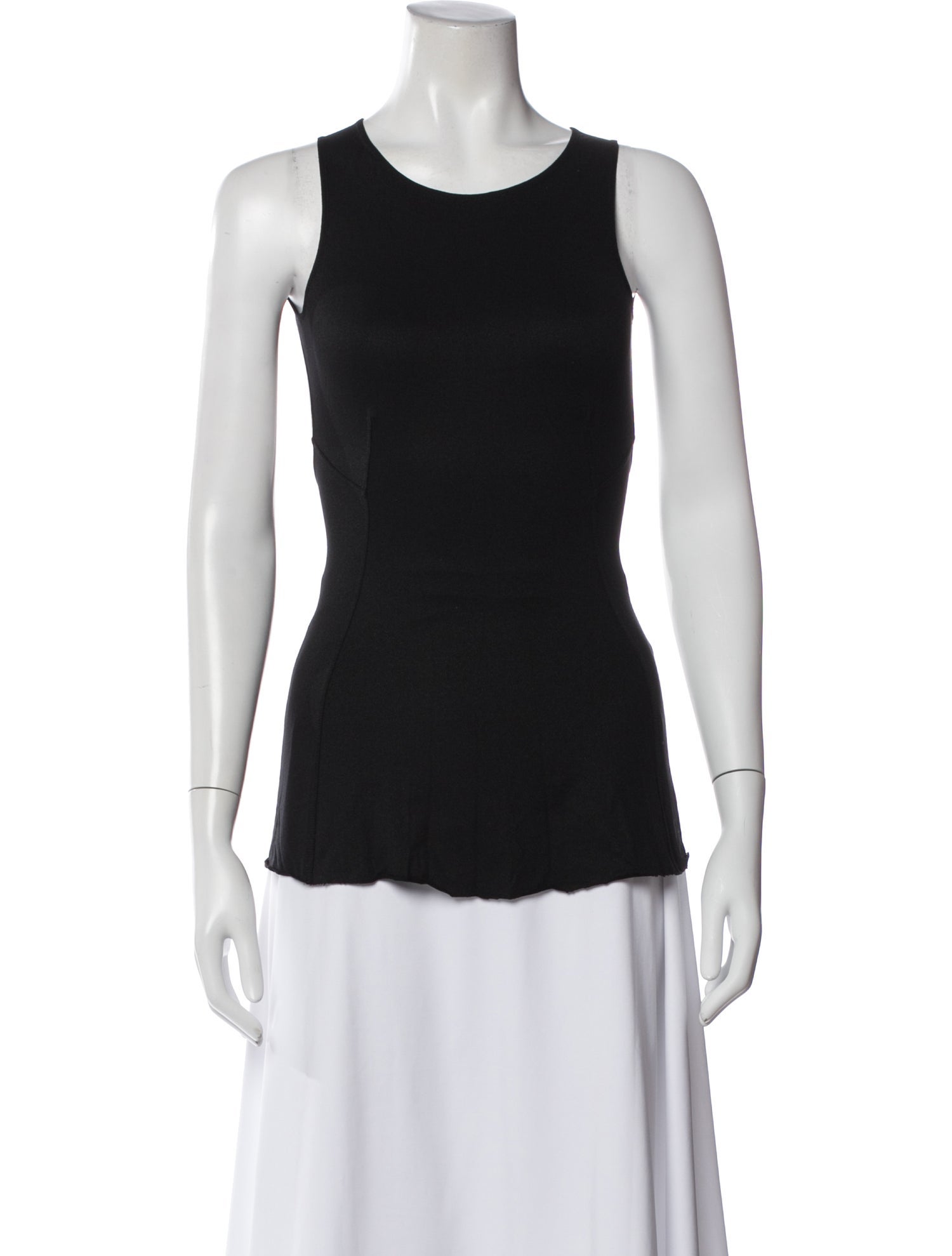 Rick Owens Lilies Crew Neck Sleeveless Top