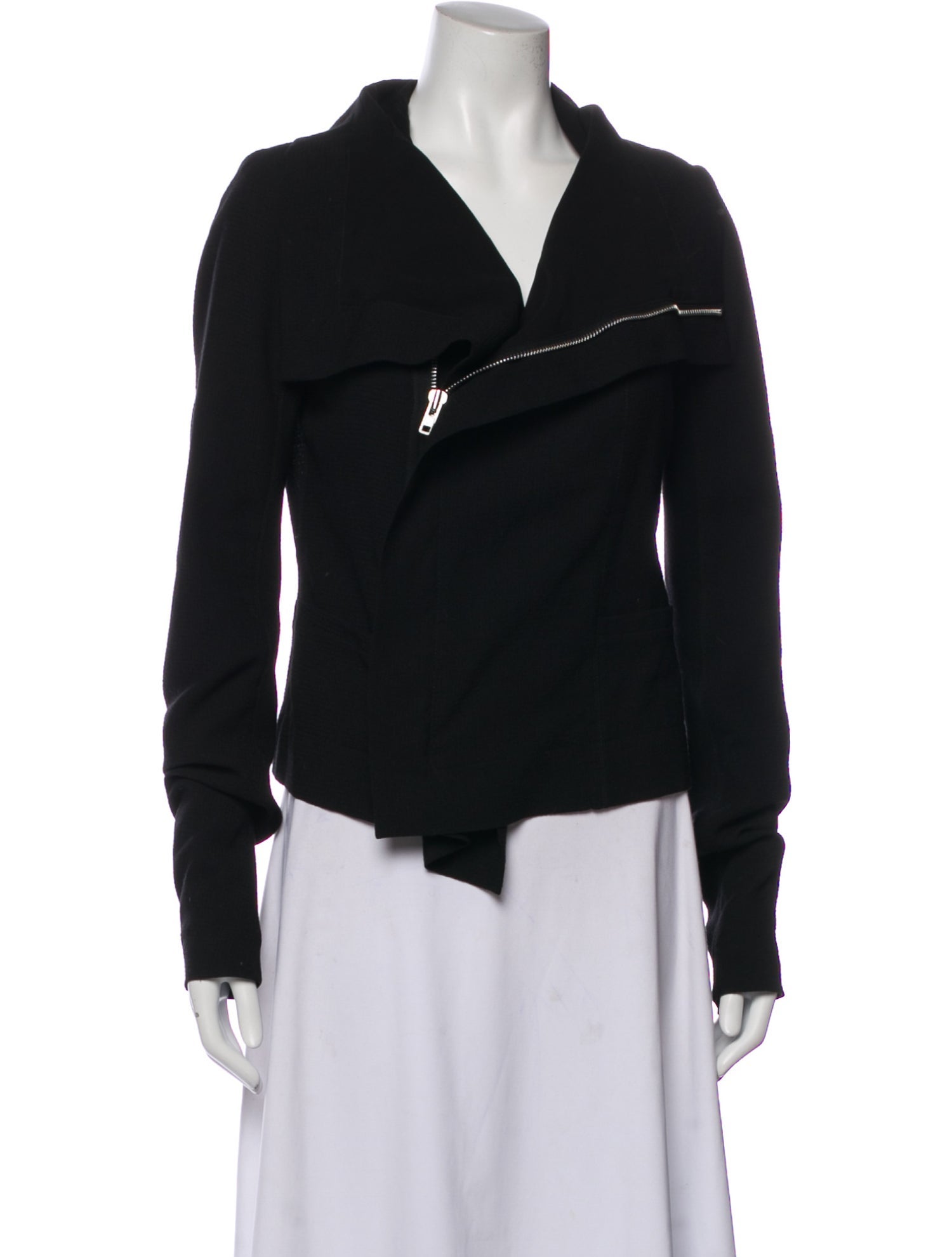 Rick Owens Wool Biker Jacket