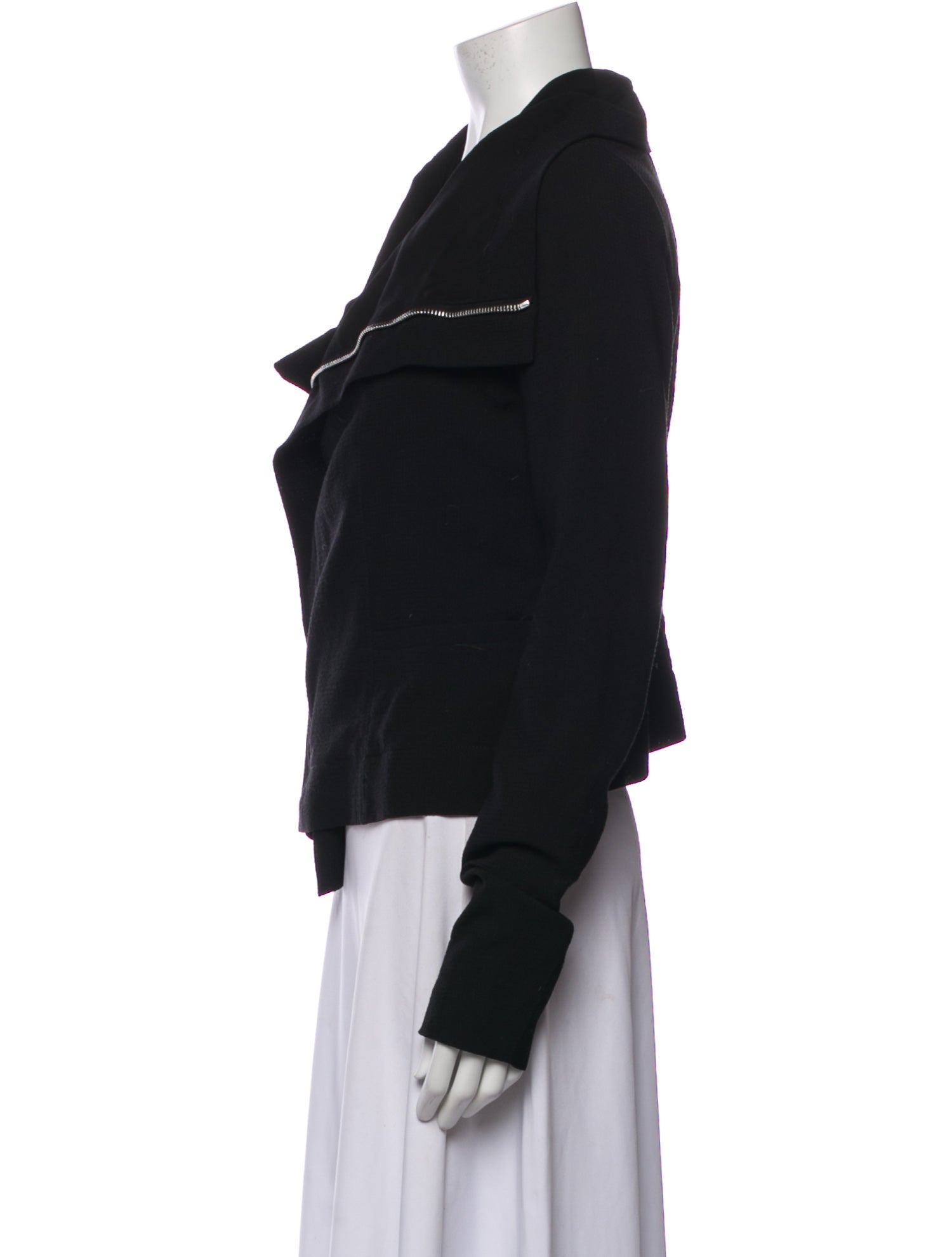 Rick Owens Wool Biker Jacket