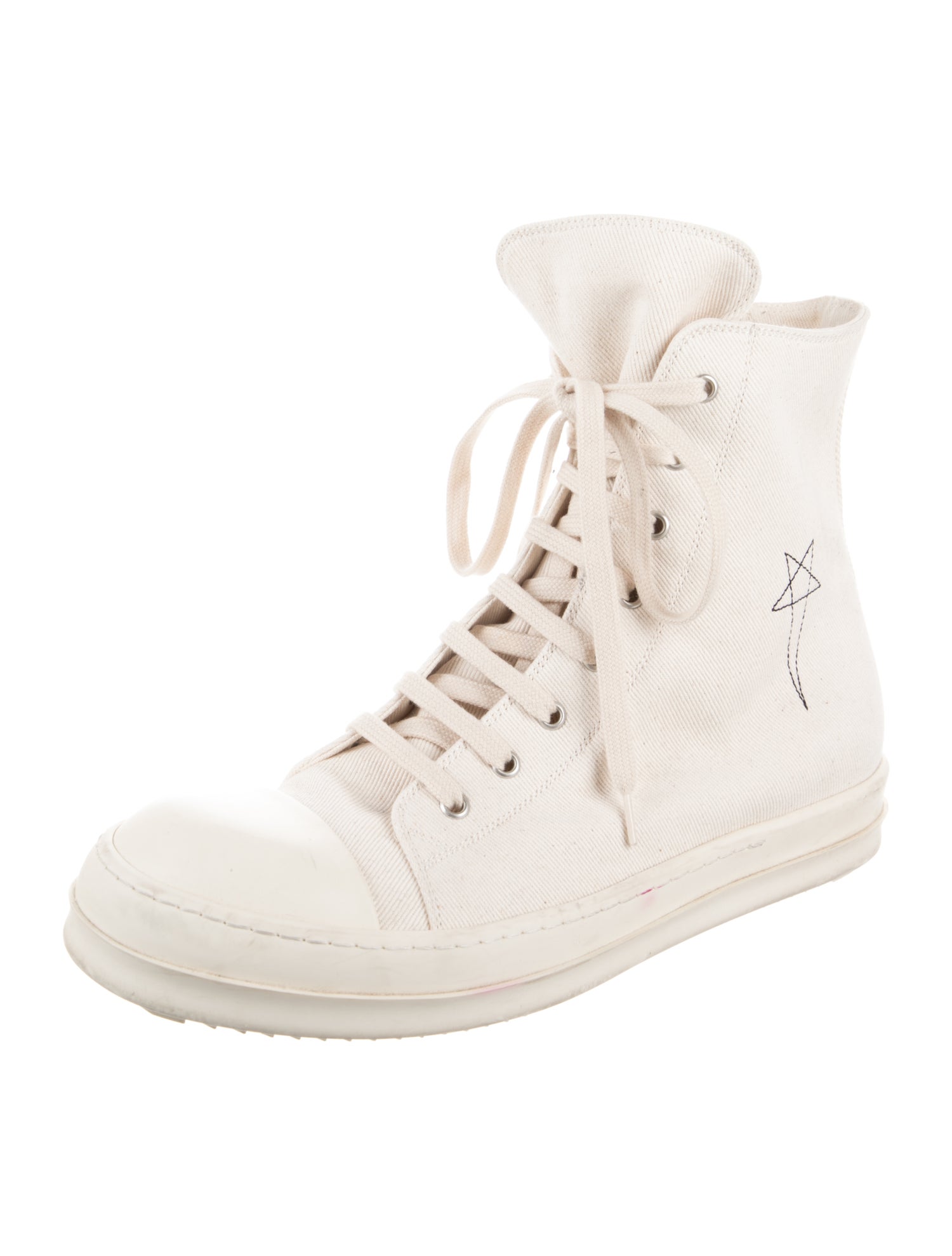 Rick Owens Drkshdw Pentagram Ramones Sneakers