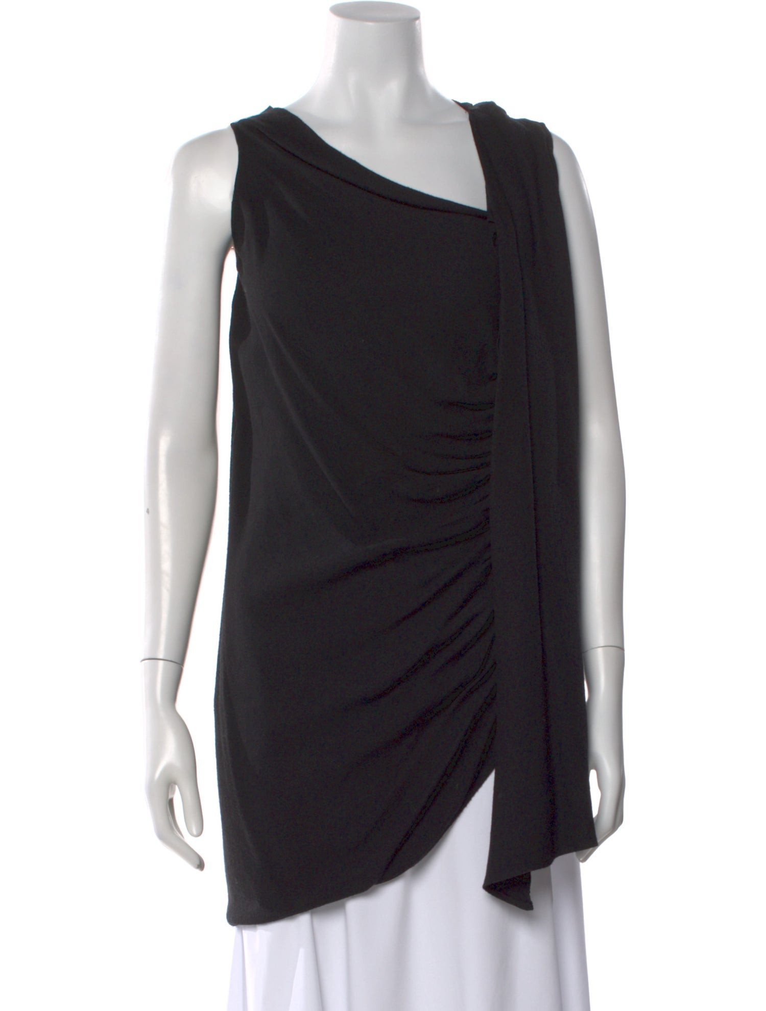 Rick Owens Asymmetrical Sleeveless Top