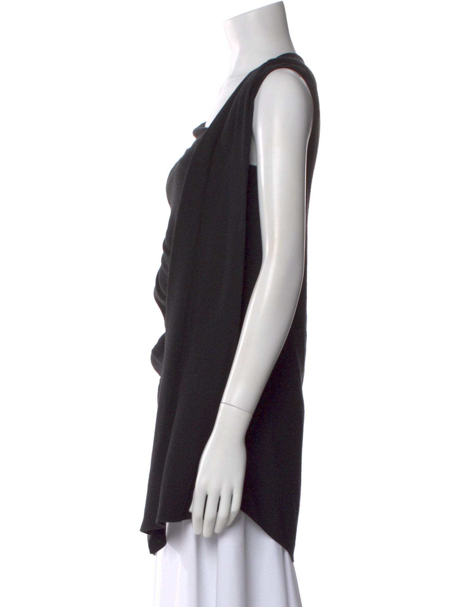 Rick Owens Asymmetrical Sleeveless Top