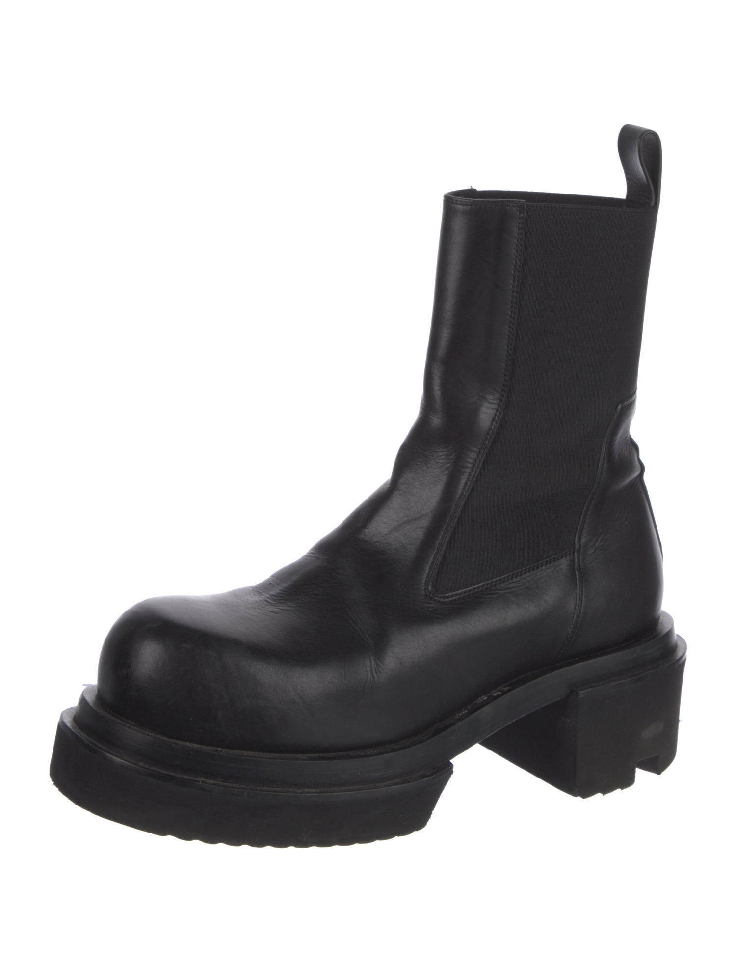 Rick Owens Leather Boots