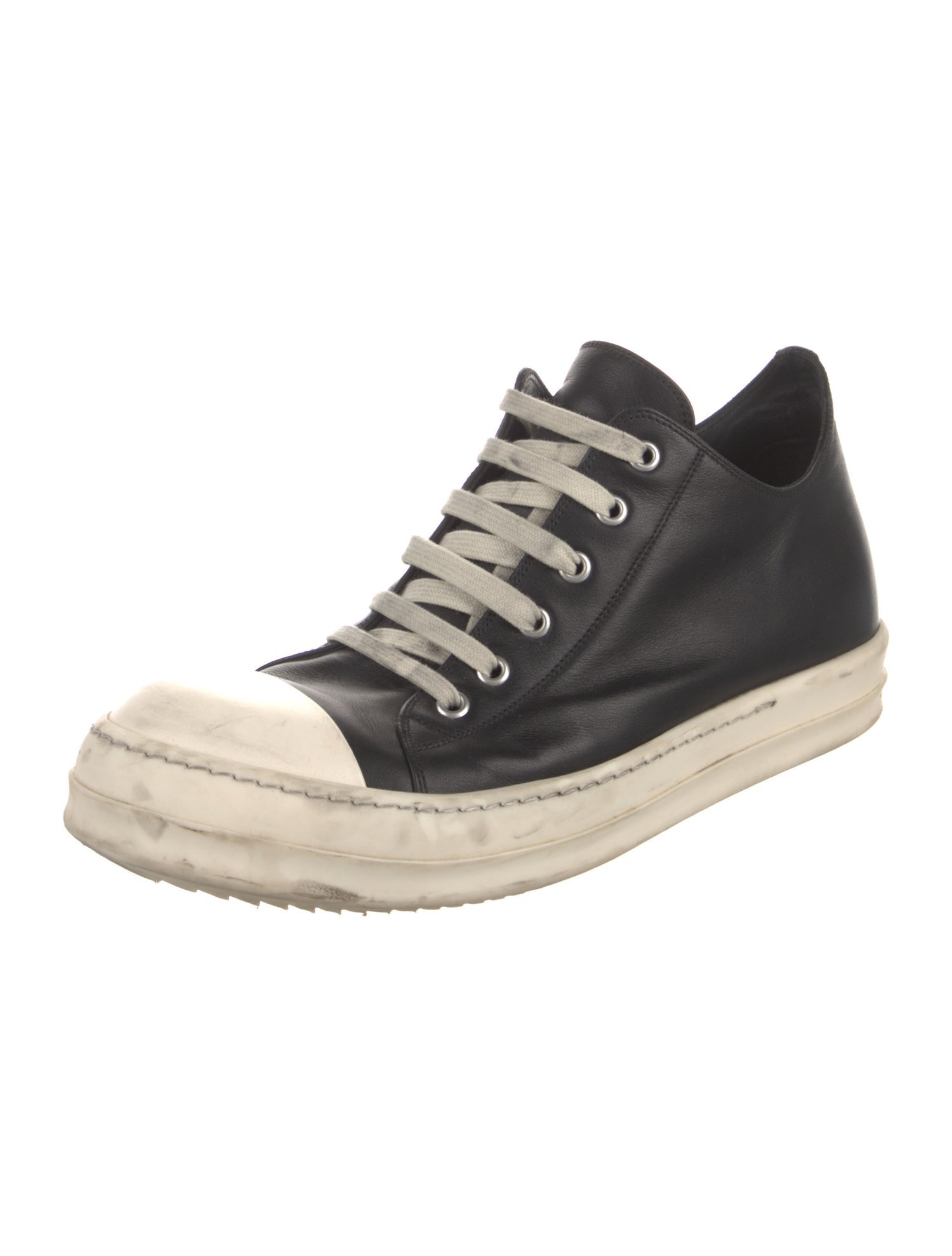 Rick Owens Leather Sneakers