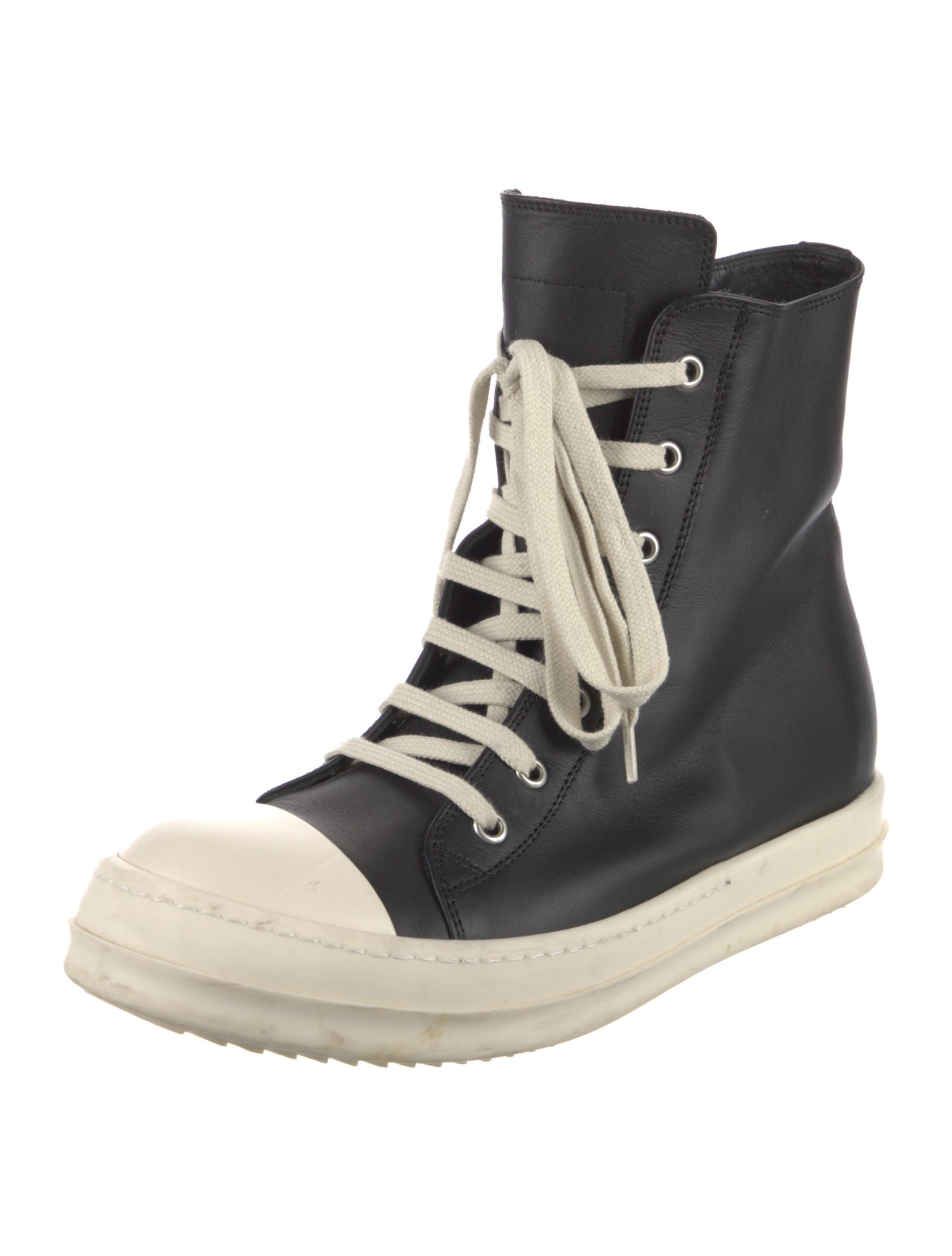 Rick Owens Drkshdw Leather Lace-Up Boots