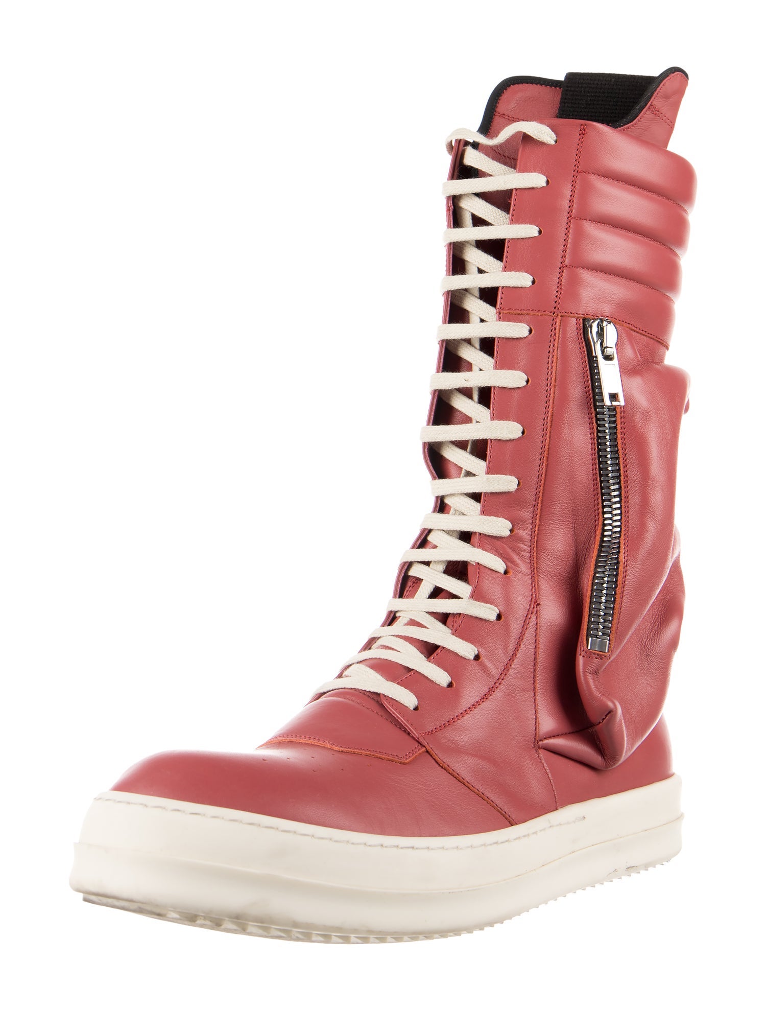 Rick Owens Monkey Creeper Suede Lace-Up Boots - Black Boots, Shoes