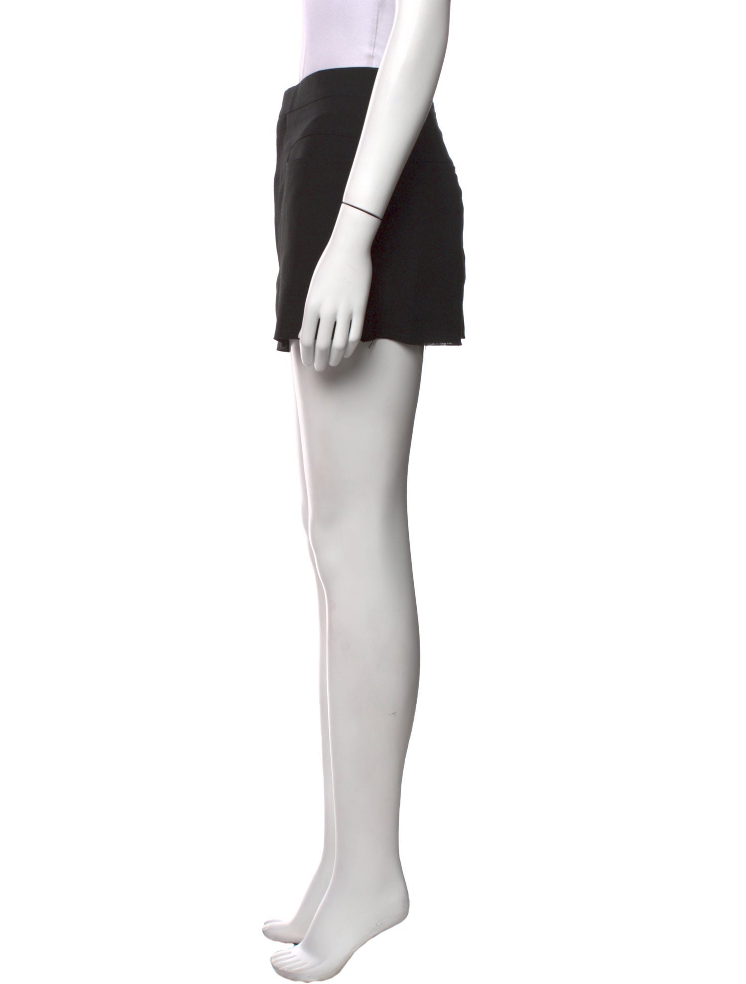 Rick Owens Virgin Wool Mini Skirt