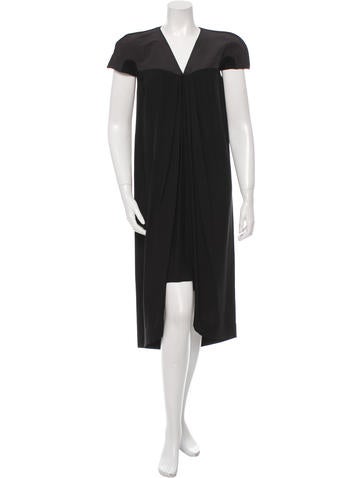 Rick Owens Cap Sleeve Midi Dress