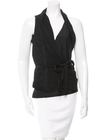 Rick Owens Limo Leather Top w/ Tags