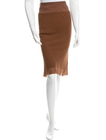 Rick Owens Spring 2016 Silk Skirt w/ Tags