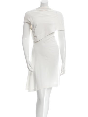 Rick Owens Overlay Asymmetrical Dress