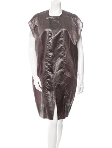 Rick Owens Iridescent Long Vest w/ Tags