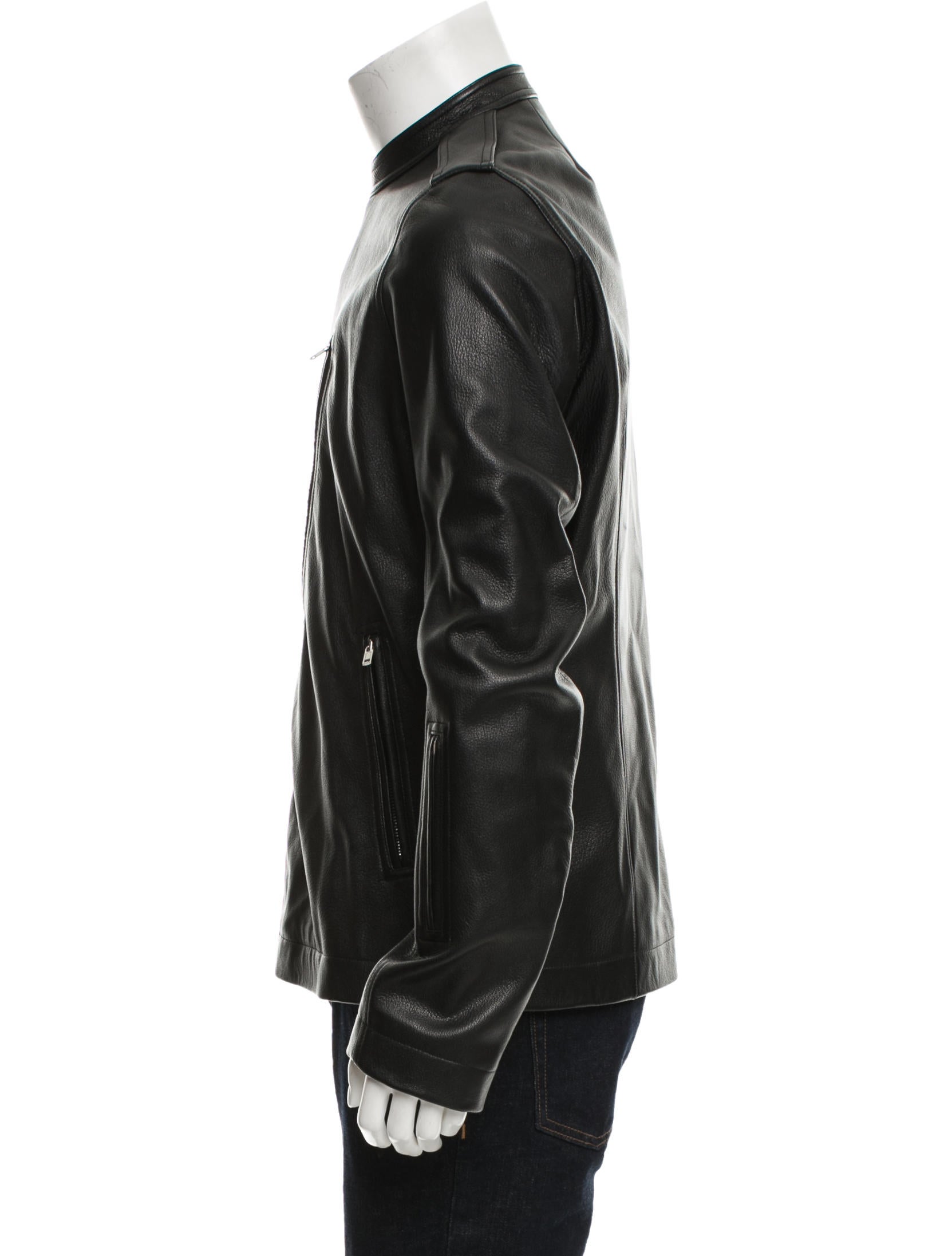 Rick Owens Cyclops Leather Moto Jacket - Black Outerwear, Clothing