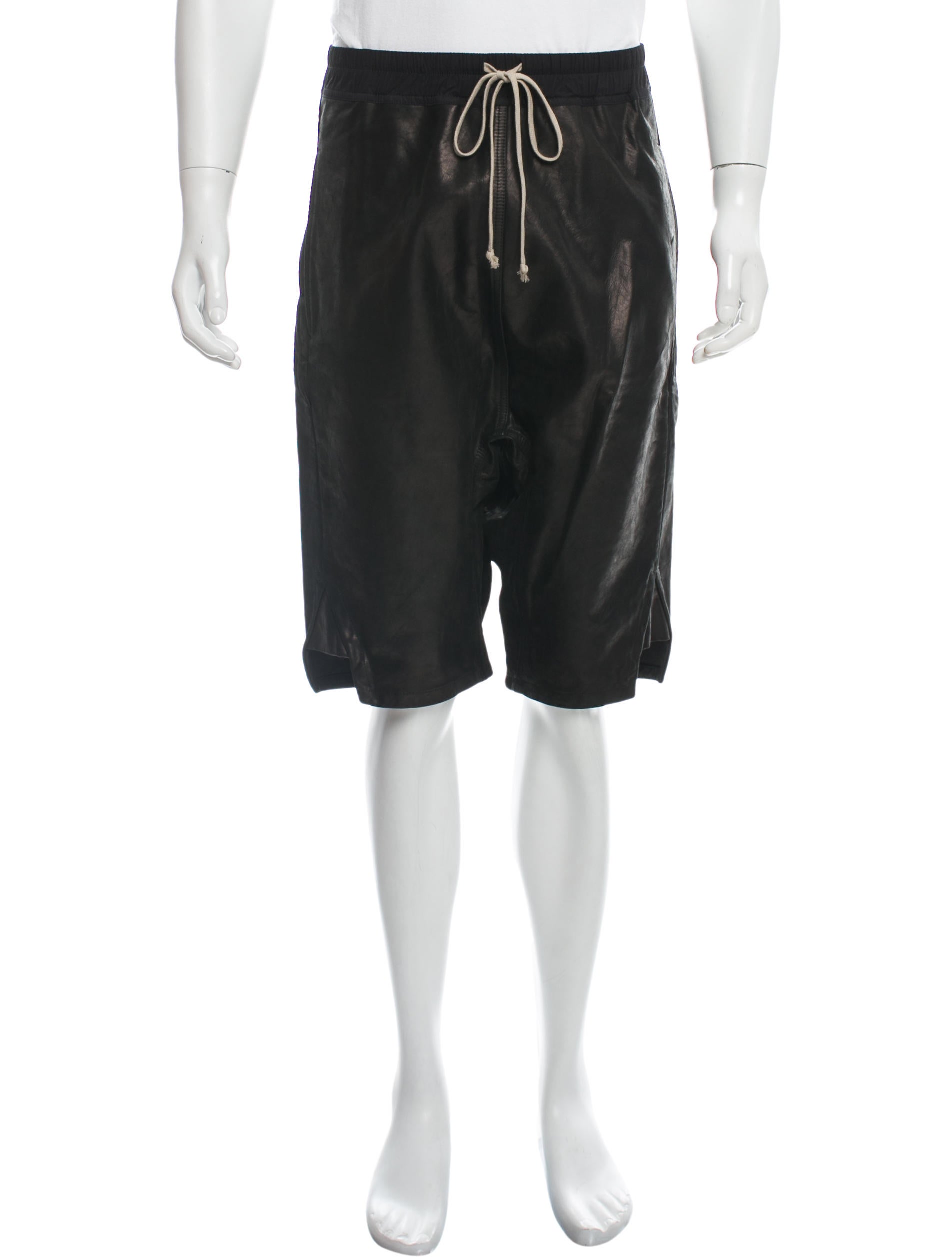 Rick Owens Moody Leather Basket Swingers - Black, 16