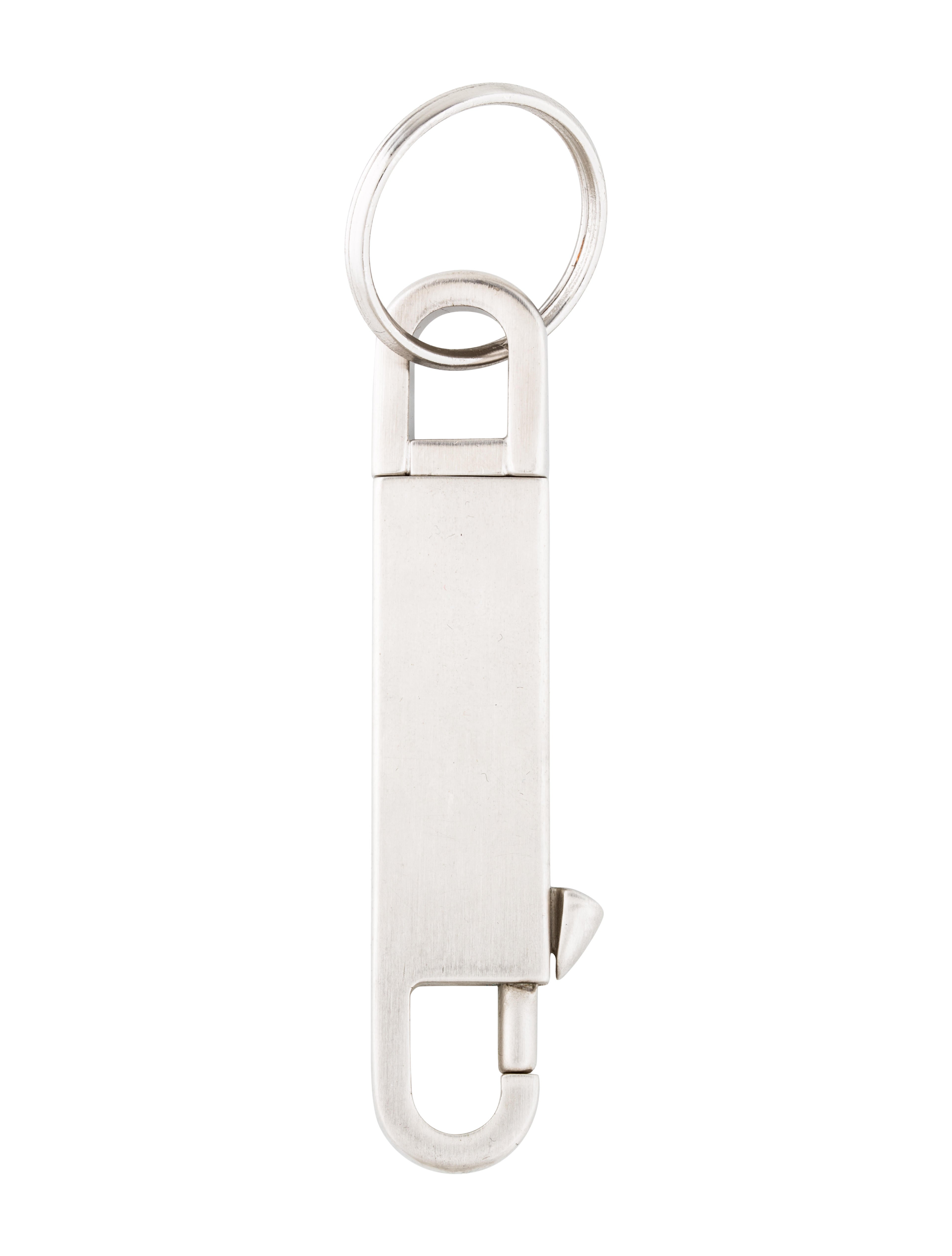 Rick Owens　RICK‘S ロブスタークラスキーチェーン　コットン Rick Owens Metal Lobster Clasp Keychain - Silver Keychains