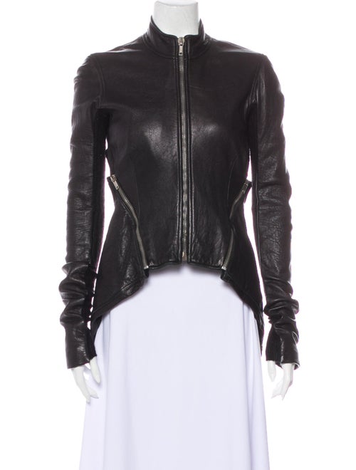 Rick Owens Biker Jacket Black