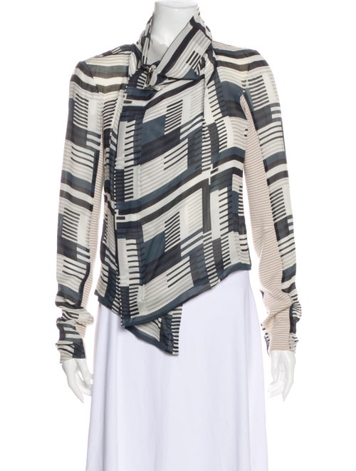 Rick Owens Silk Printed Jacket