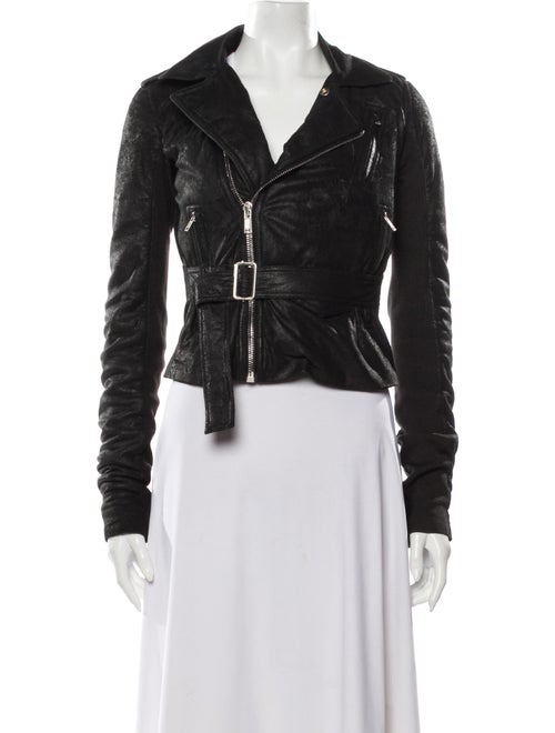 Rick Owens Biker Jacket Black