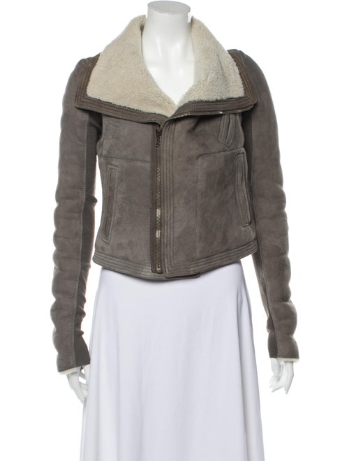 Rick Owens Shearling Biker Jacket