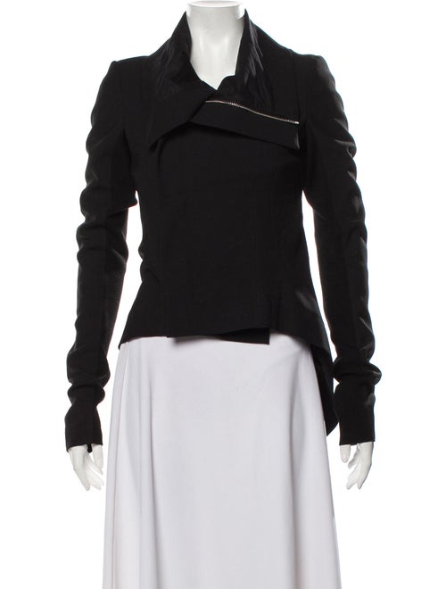 Rick Owens Biker Jacket Black