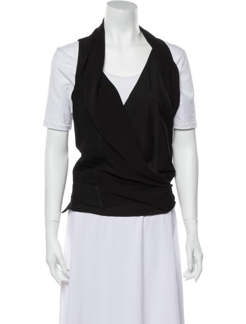 Rick Owens Silk Vest Black
