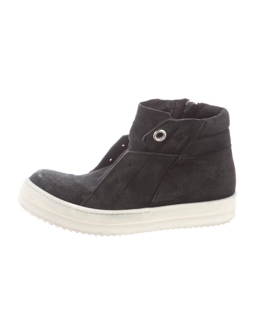 Rick Owens Suede Sneakers Black