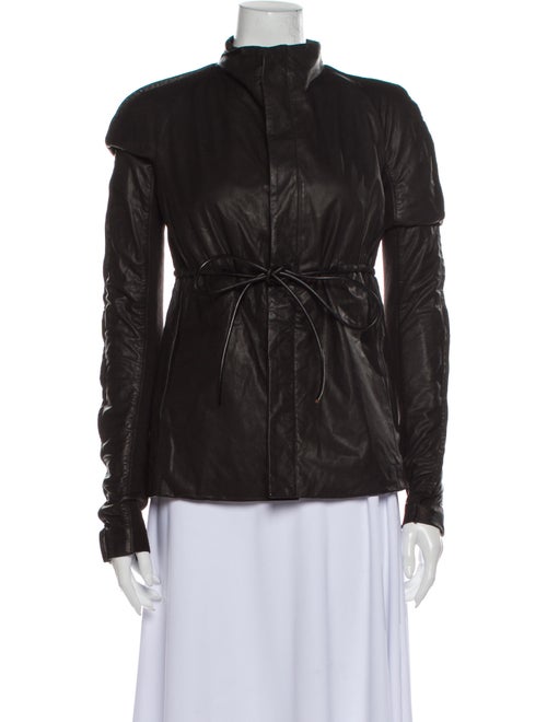 Rick Owens Biker Jacket Black