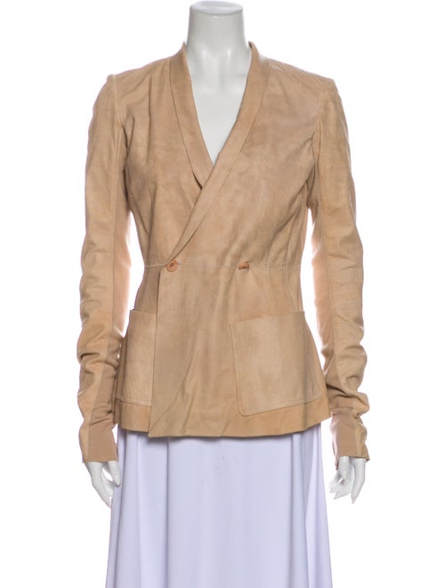 Rick Owens Lamb Leather Blazer