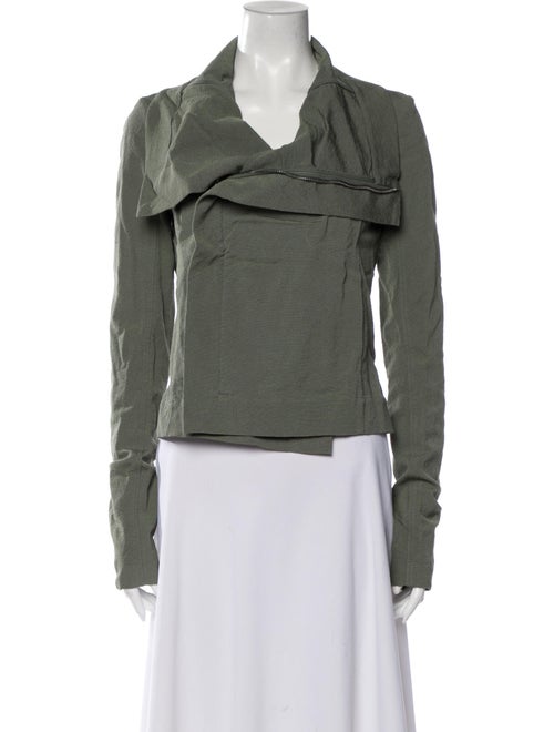 Rick Owens 2018 Biker Jacket Green