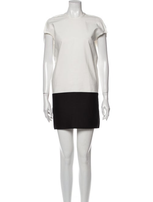 Rick Owens Colorblock Pattern Mini Dress