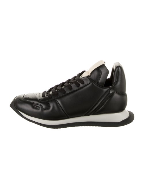 Rick Owens Leather Sneakers Black
