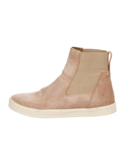 Rick Owens Suede Chelsea Boots