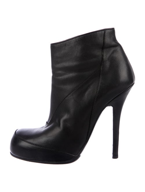 Rick Owens Leather Boots Black