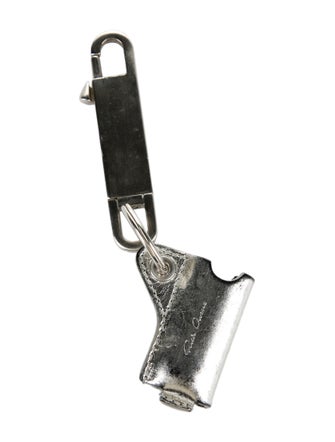 Rick Owens Antique Silver Tiny Lighter Keychain Case