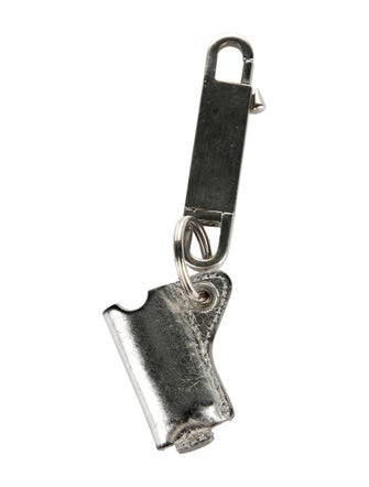 Rick Owens Antique Silver Tiny Lighter Keychain Case