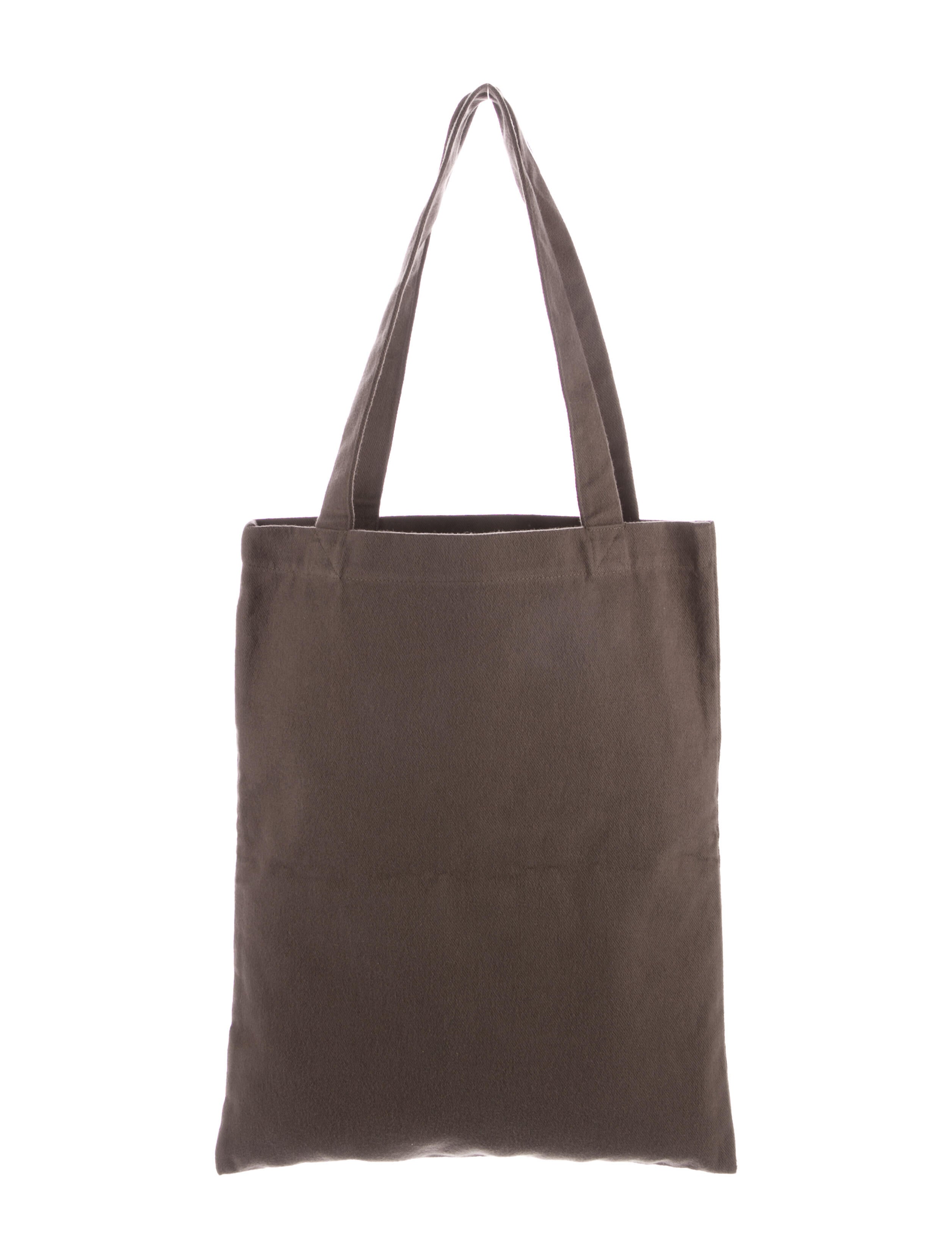 Rick Owens Canvas Tote Bag Grey Totes, Handbags RIC66832 The RealReal