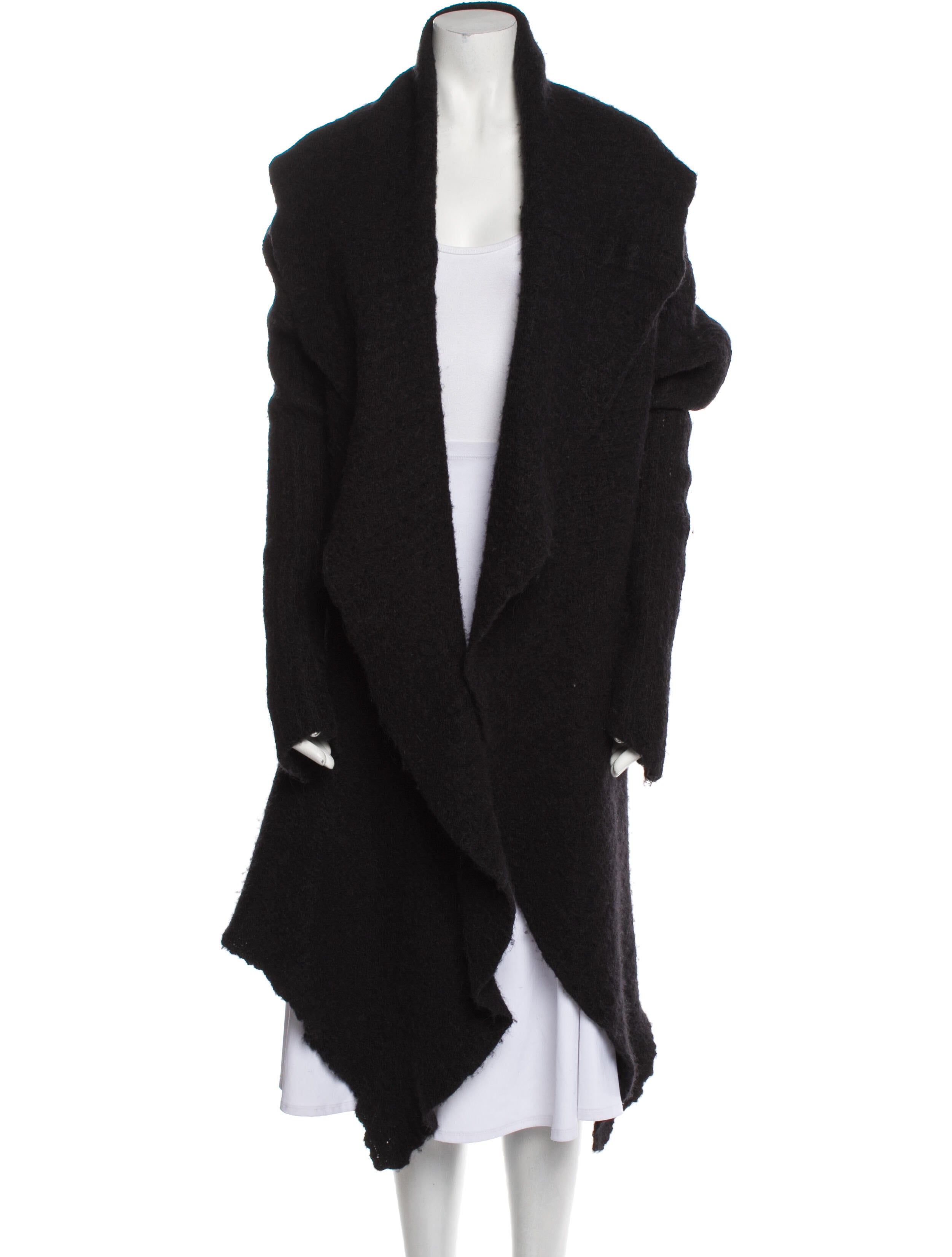 Rick Owens Coat Grey Coats, Clothing RIC68536 The RealReal