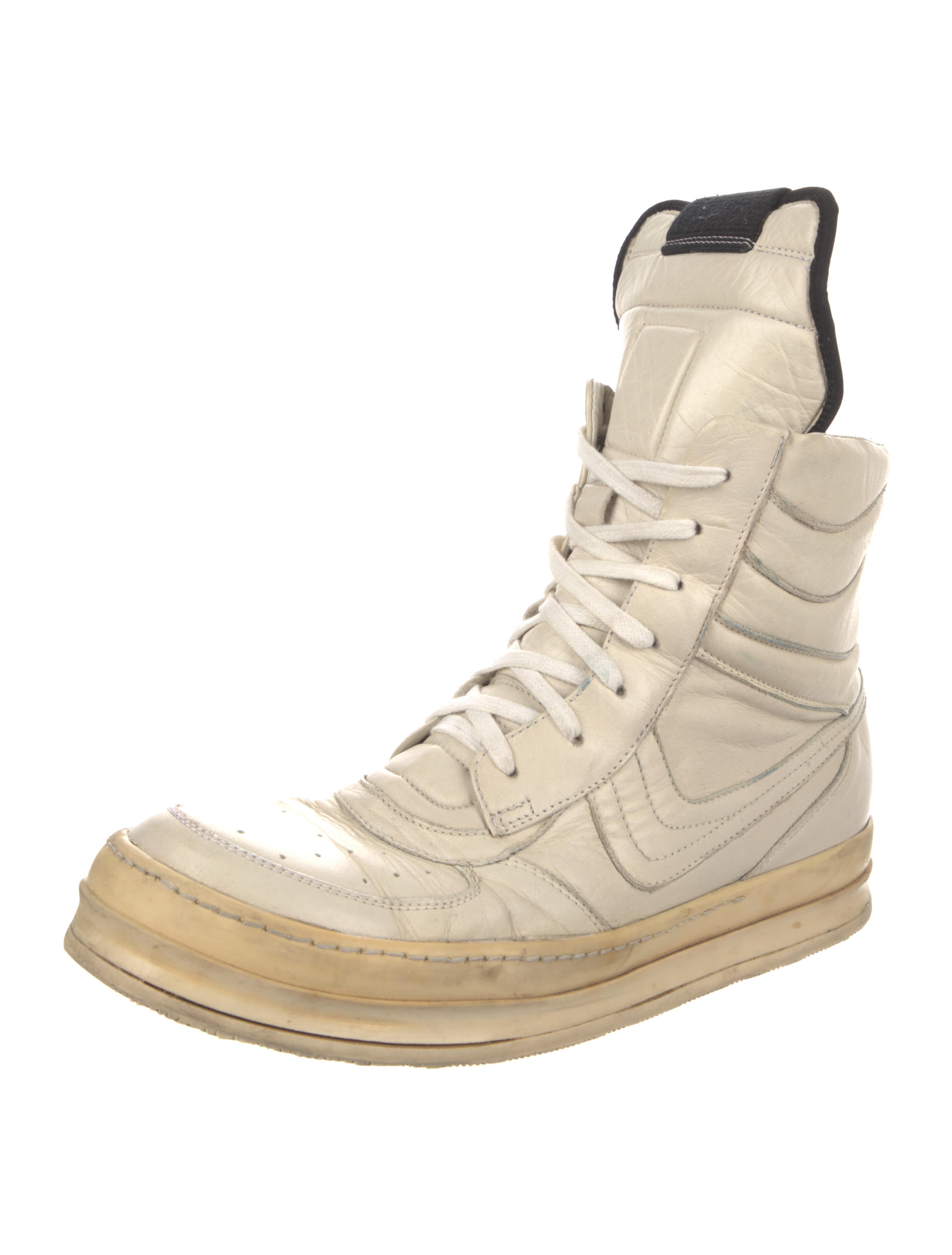 Rick Owens Leather Sneakers