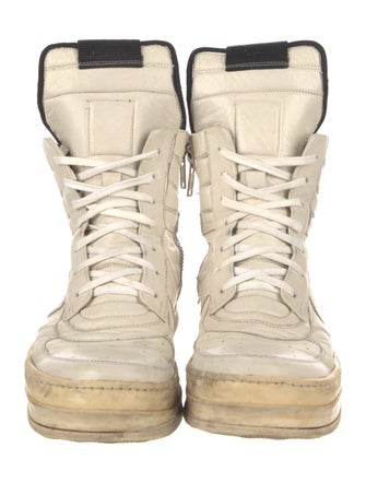 Rick Owens Leather Sneakers